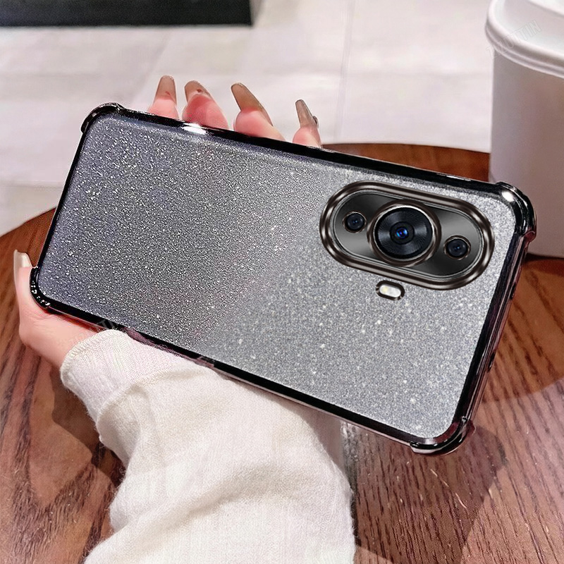 Huawei Nova 12 - Casing Ponsel Anti Guncangan dengan Glitter