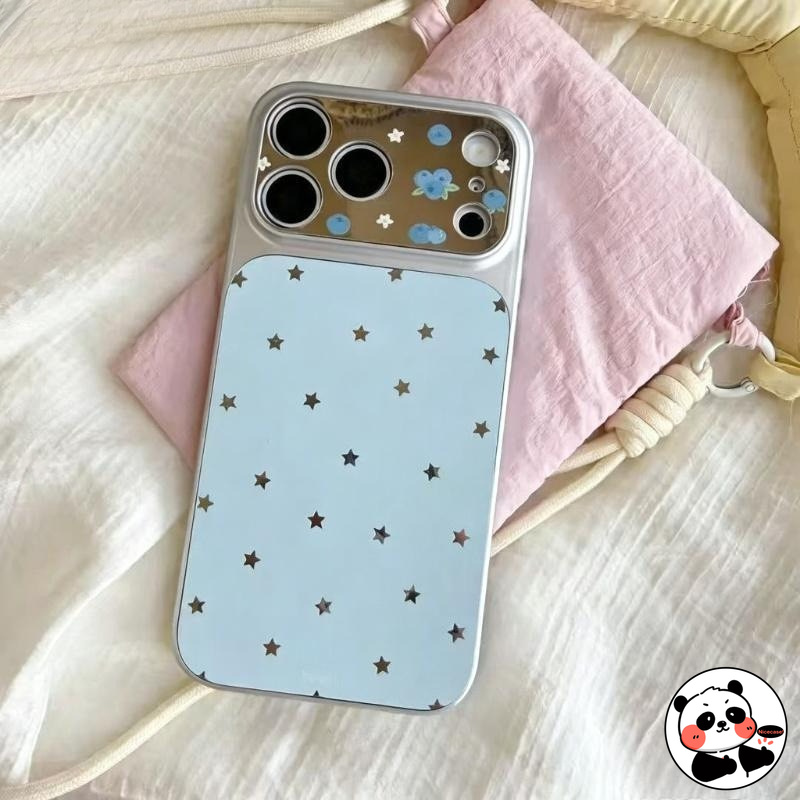 Realme Note 50 - Casing Ponsel Cermin Bintang Berongga Untuk