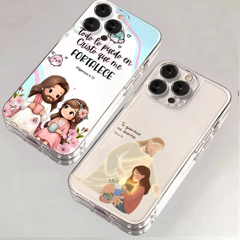 Xiaomi Redmi Note 14 - Casing Ponsel Gambar Ayat Alkitab Yesus