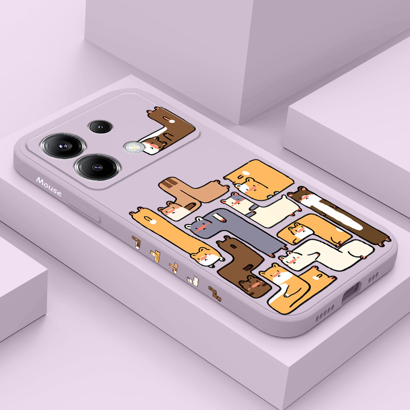 Xiaomi Poco X6 - Casing Ponsel Mole Square untuk Xiaomi