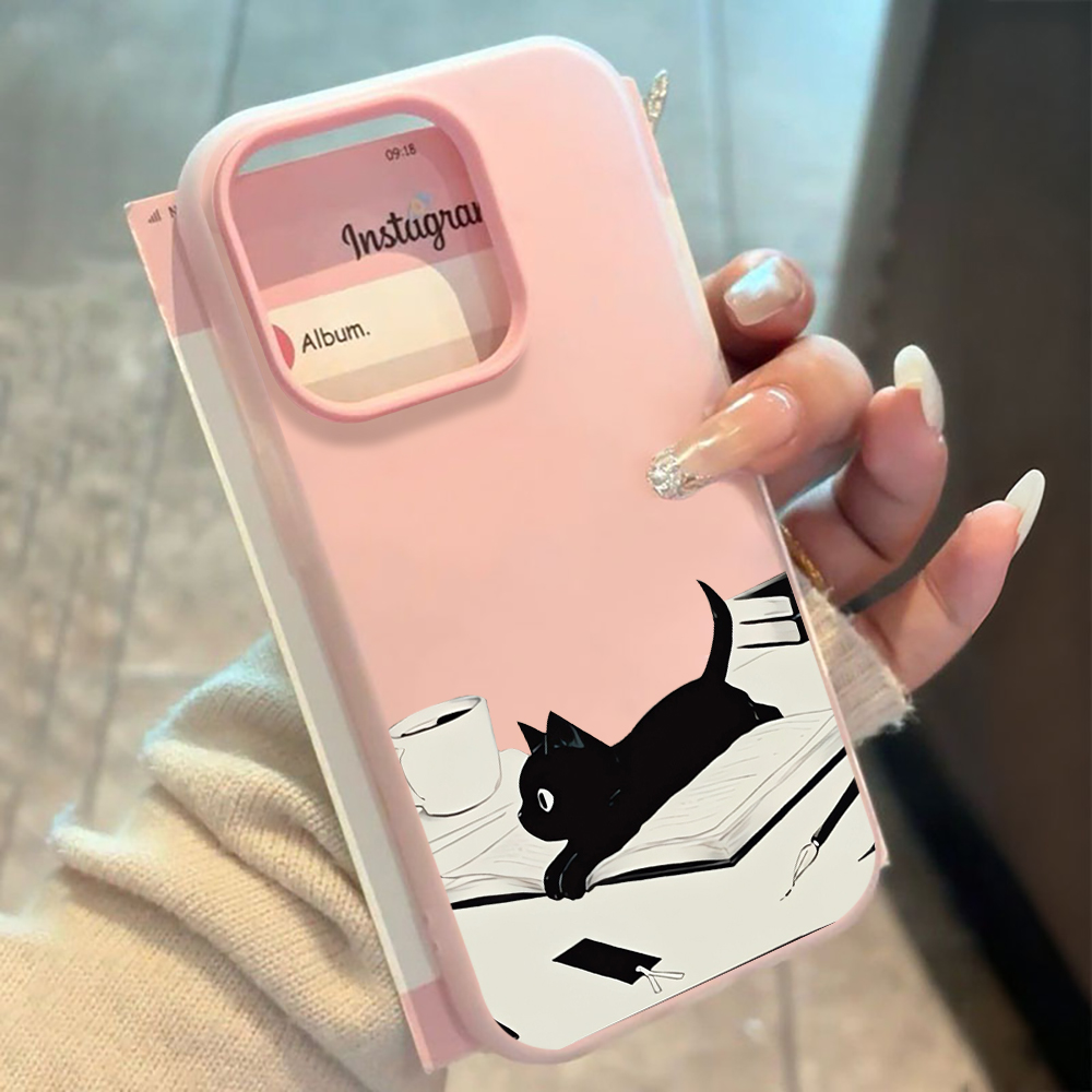 Xiaomi Redmi Note 14 - Casing Ponsel INS Cute Kitty Read
