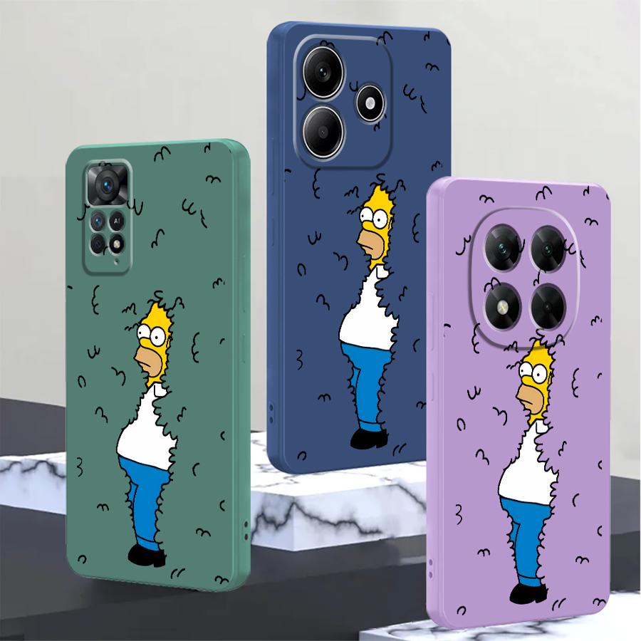 Xiaomi Redmi Note 13 - Casing Penutup Ponsel S-simpsons Cool Bart