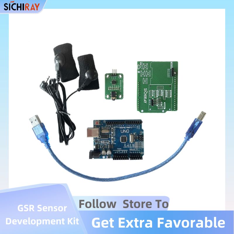 Galvanic Skin Sensor - Kit Sensor Respons Kulit Galvanik untuk
