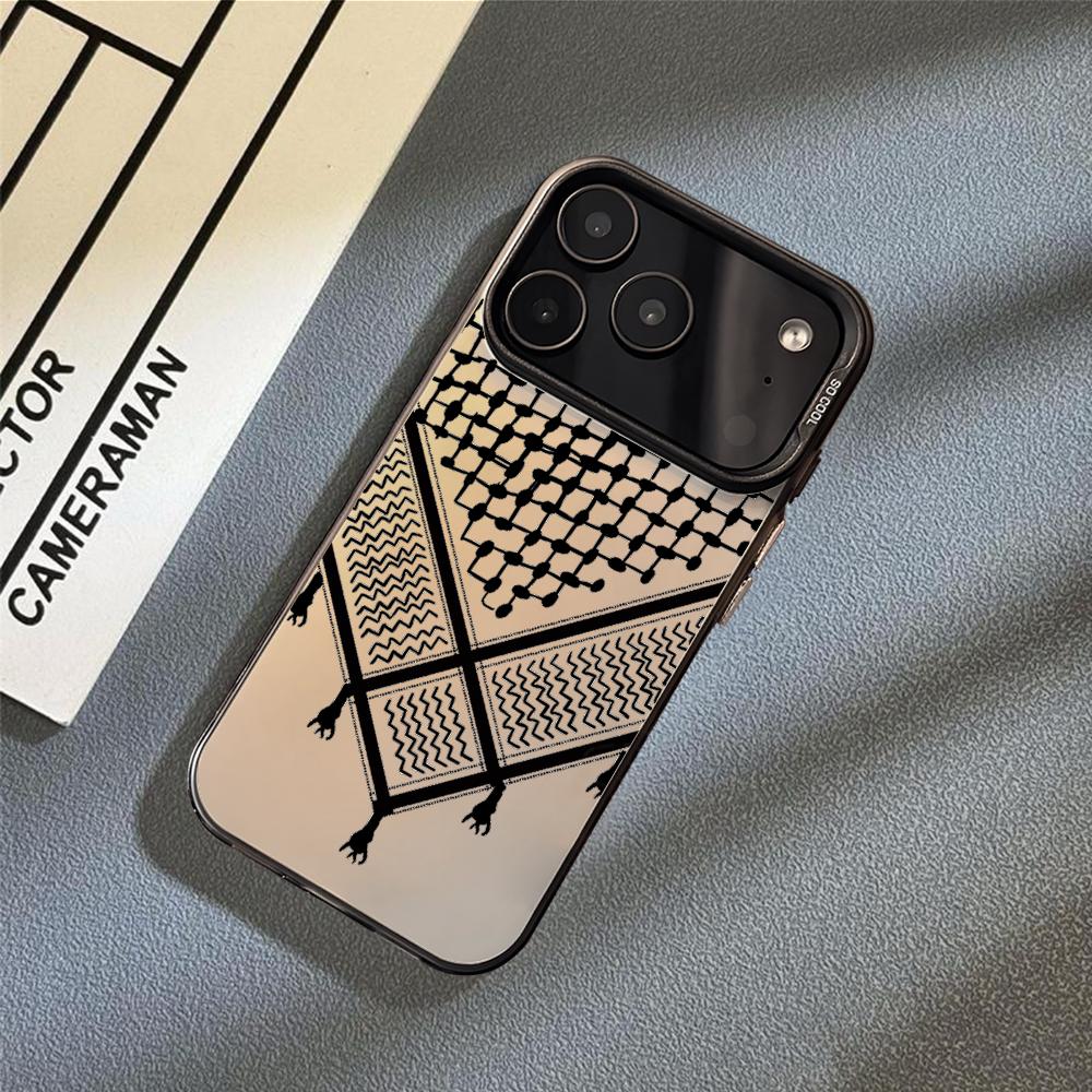 Casing Ponsel Keffiyeh Palesti - Apple Iphone 15 Pro Max ulasan dan harga