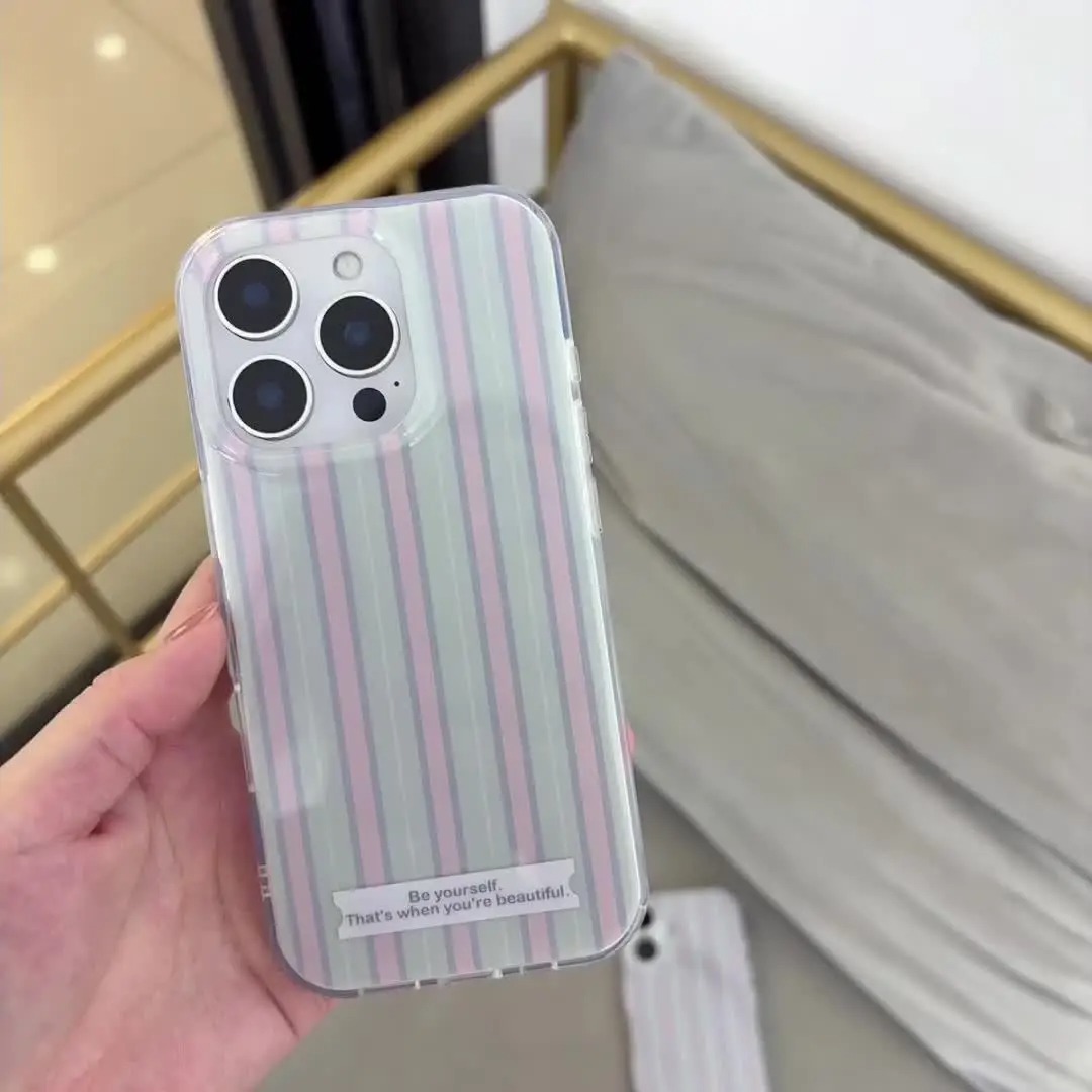 Casing Ponsel Garis Biru Pink  - Realme C67 ulasan dan harga