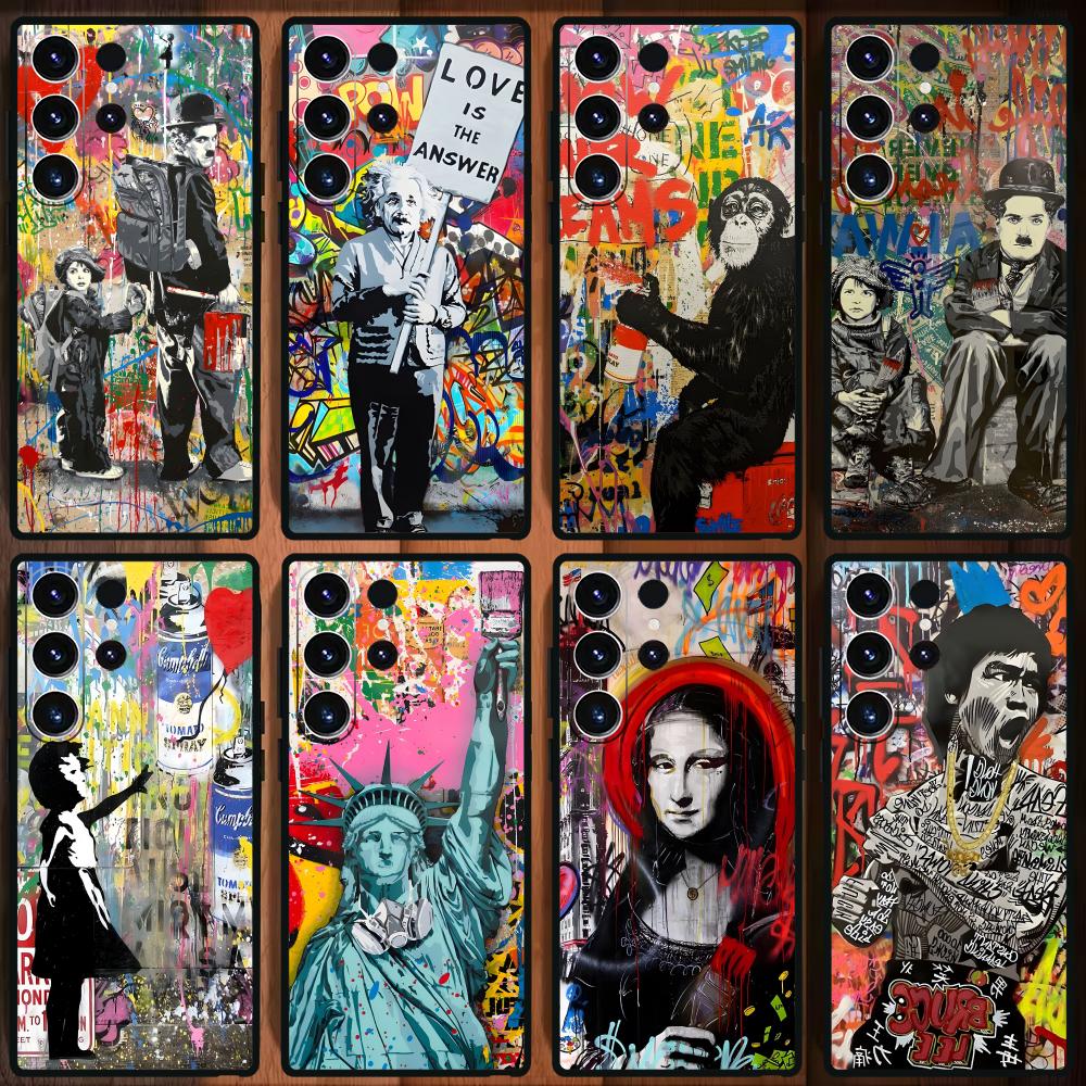 Casing Ponsel Seni Grafiti Ban - Samsung Galaxy S24 ulasan dan harga