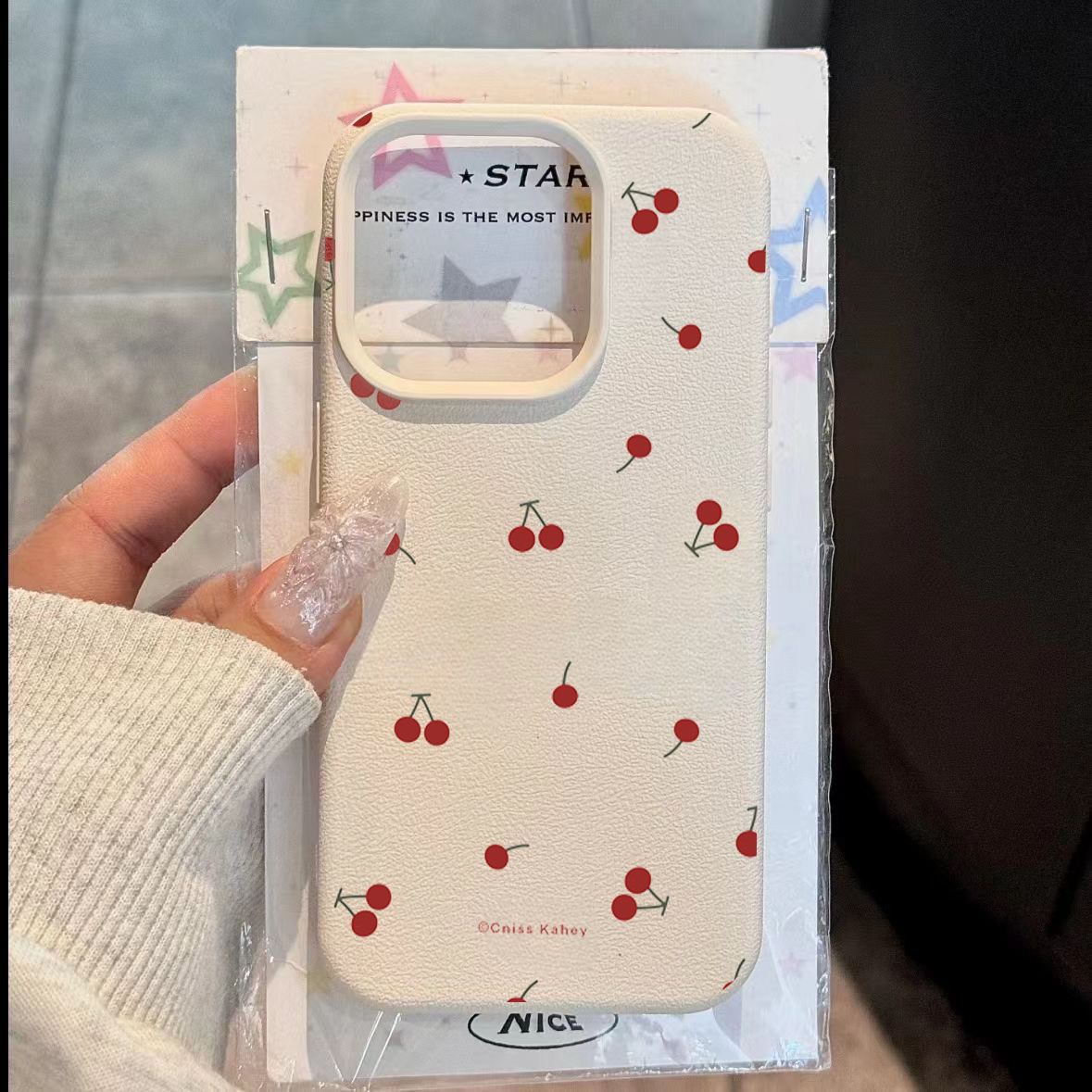 Casing Ponsel Pola Cherry Lich - Samsung Galaxy A55 ulasan dan harga