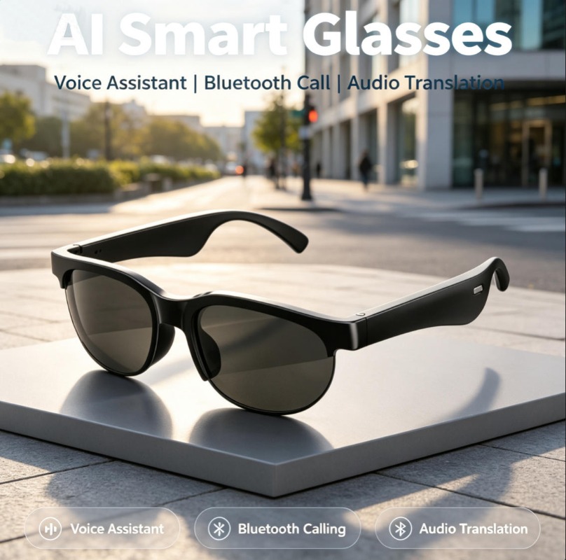 Kacamata Pintar Bluetooth TAC  - Smart Glasses Lens ulasan dan harga