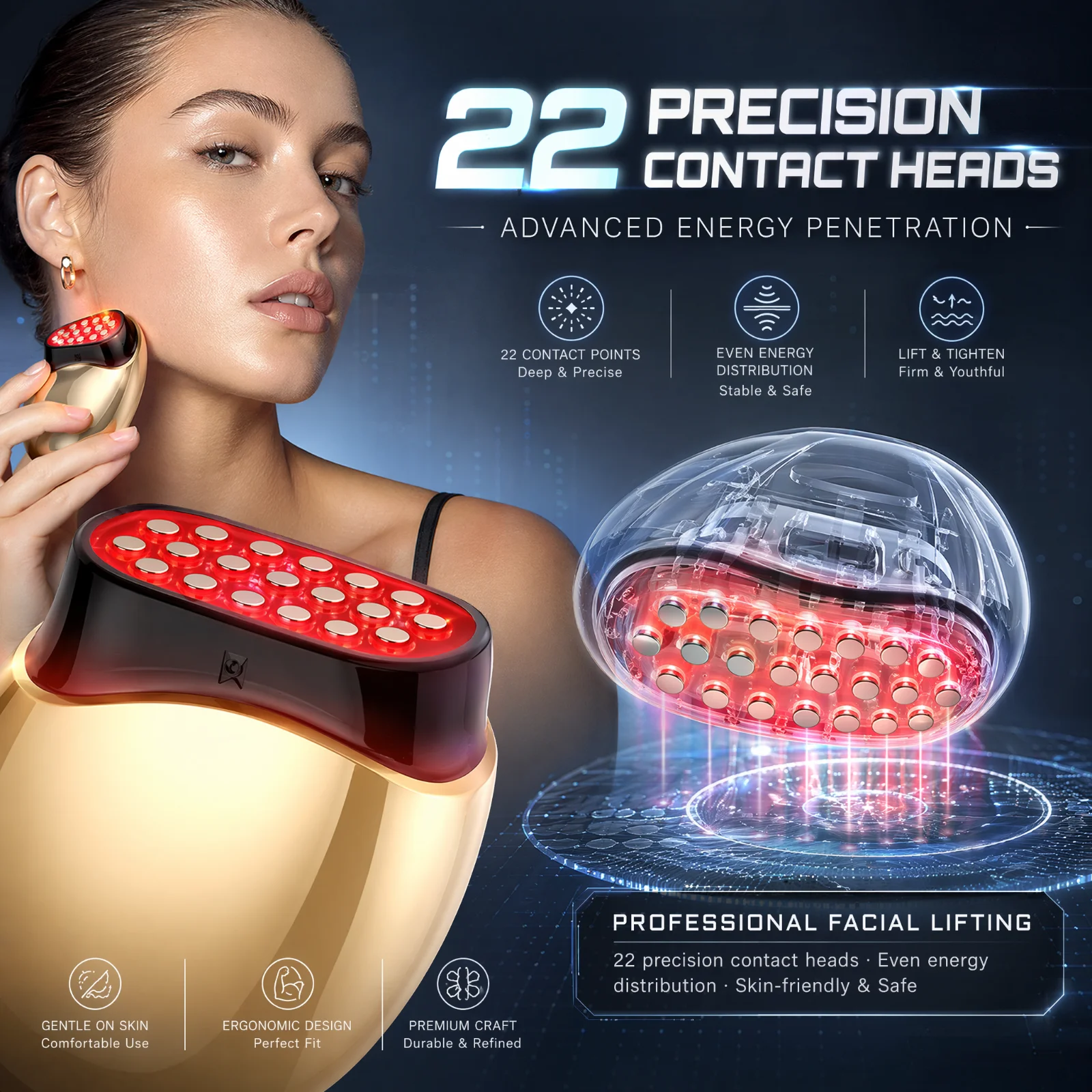 Perangkat Kecantikan Kolagen P - Galvanic Skin Sensor ulasan dan harga