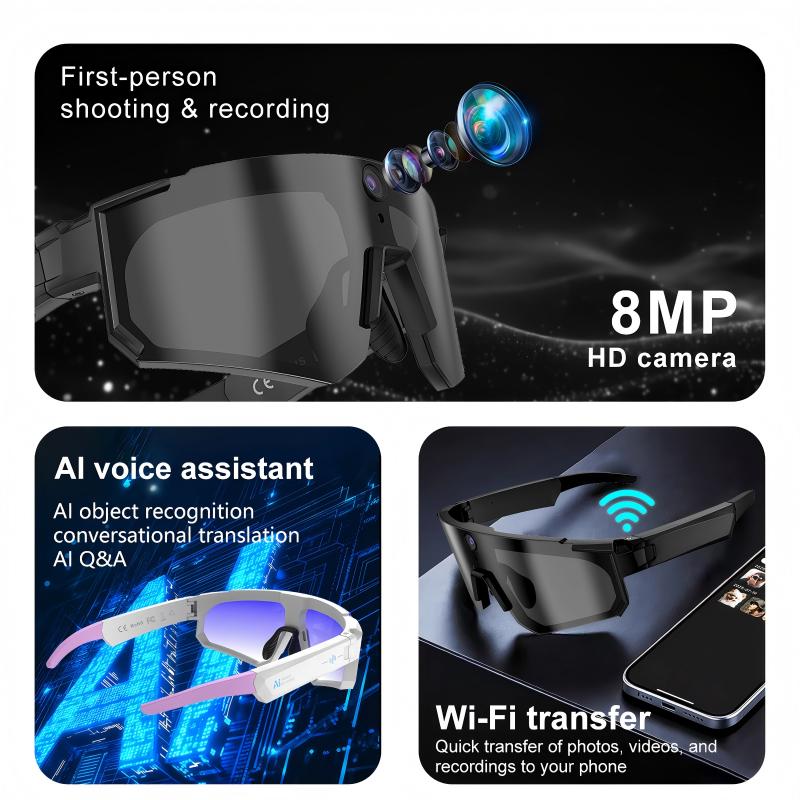 Kacamata Pintar Lenovo AI Chat - Smart Glasses Lens ulasan dan harga