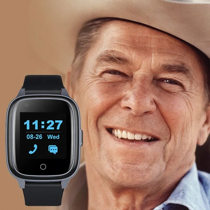 Jam tangan pintar 4G untuk Lan - Fall Detection Watch ulasan dan harga