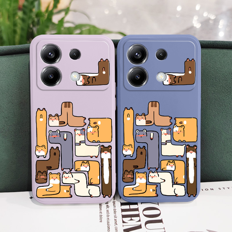 Casing Ponsel Mole Square untu - Xiaomi Poco X6 ulasan dan harga