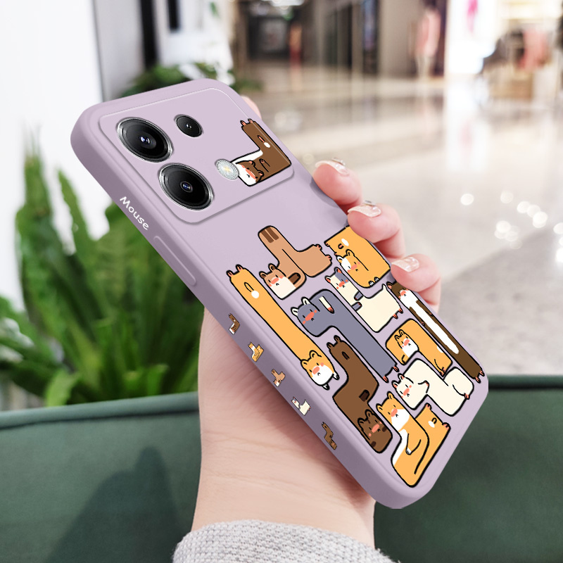 Casing Ponsel Mole Square untu - Xiaomi Poco X6 ulasan dan harga