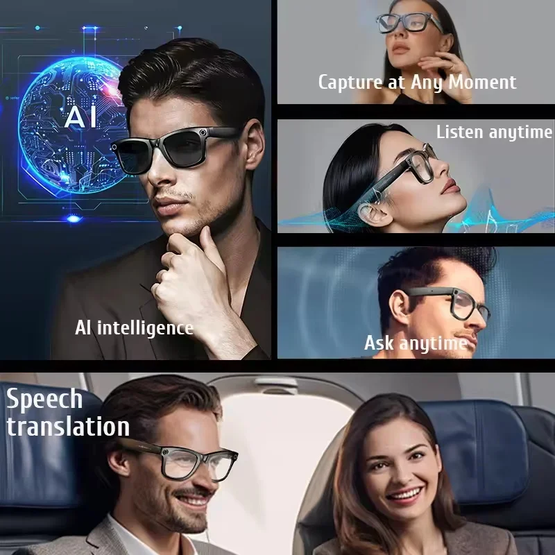 Kacamata Kamera AI 6K HD 800MP - Smart Glasses Lens ulasan dan harga