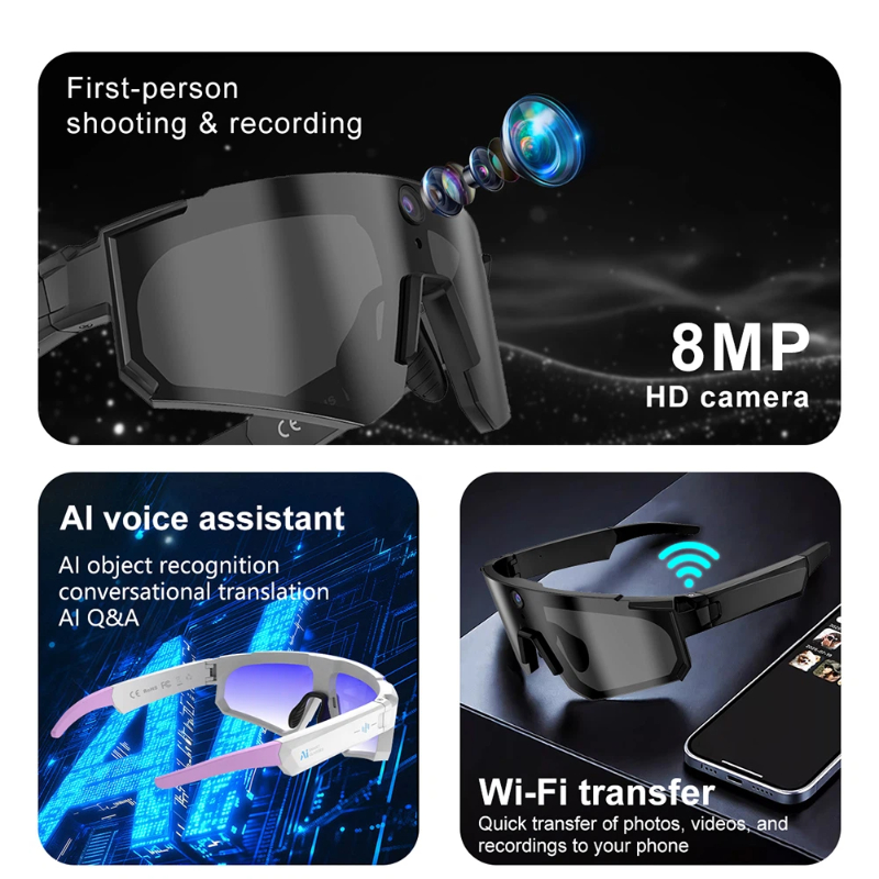 Kacamata Pintar Mijia Al untuk - Smart Glasses Lens ulasan dan harga