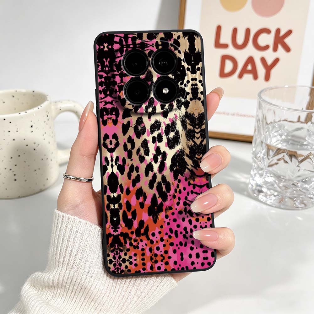 Cetakan Macan Tutul Hitam Mera - Xiaomi Redmi Note 14 ulasan dan harga